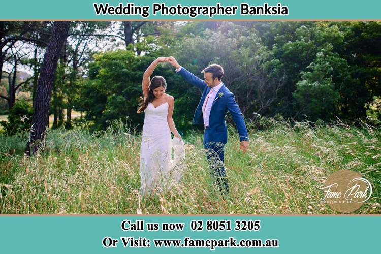 Photo of the Bride and the Groom dancing Banksia NSW 2216