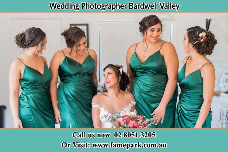 Photo of the Bride and the bridesmaids Bardwell Valley NSW 2207