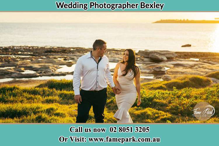 Photo of the Groom and the Bride walking near the lake Bexley NSW 2207