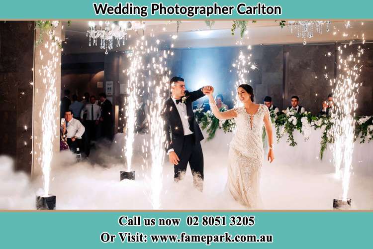 Photo of the Groom and the Bride dancing on the dance floor Carlton NSW 2218