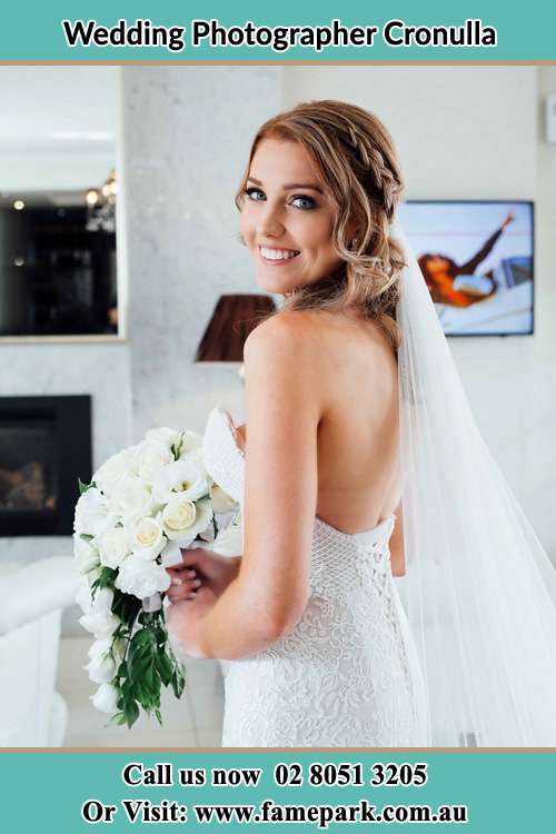 Photo of the Bride holding flower bouquet Cronulla NSW 2230