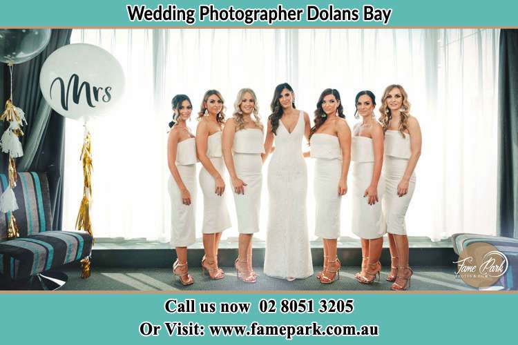 Photo of the Bride and the bridesmaids Dolans Bay NSW 2229