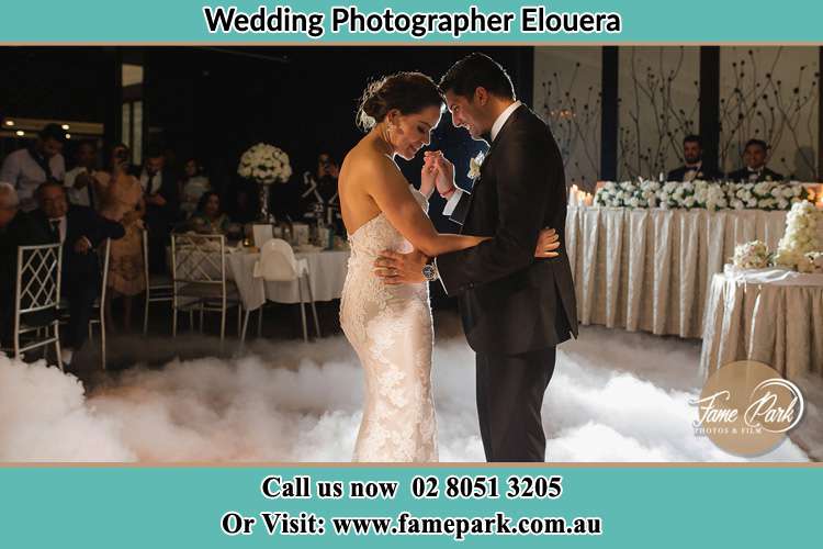 Photo of the Bride and the Groom dancing Elouera NSW 2230