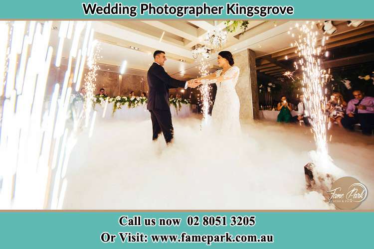 Photo of the Groom and the Bride dancing on the dance floor Kingsgrove NSW 2208