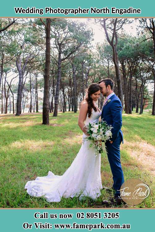 Photo of the Bride and the Groom at the yard North Engadine NSW 2233