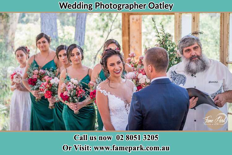 Photo of the Bride and the Groom at the matrimony Oatley NSW 2223