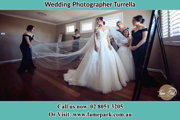 Photo of the Bride and the secondary sponsor preparing Turrella NSW 2205