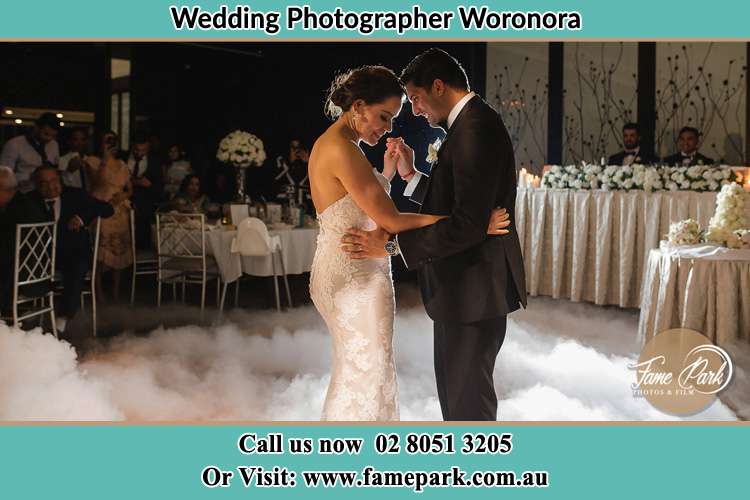 Photo of the Bride and the Groom dancing Woronora NSW 2232